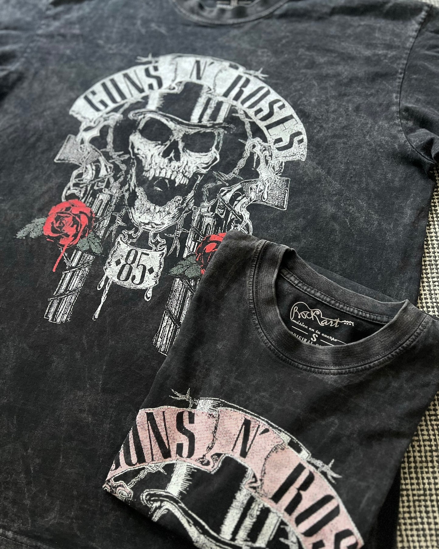 Camiseta Oversize Unisex Guns Skull