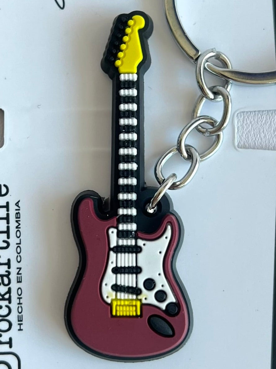 Llavero en PVC Guitarra Eléctrica