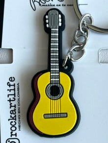 Llavero en PVC Guitarra Acústica