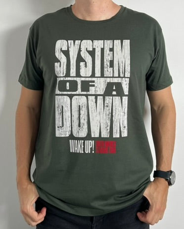 Camiseta Hombre System Of A Down Wake up!