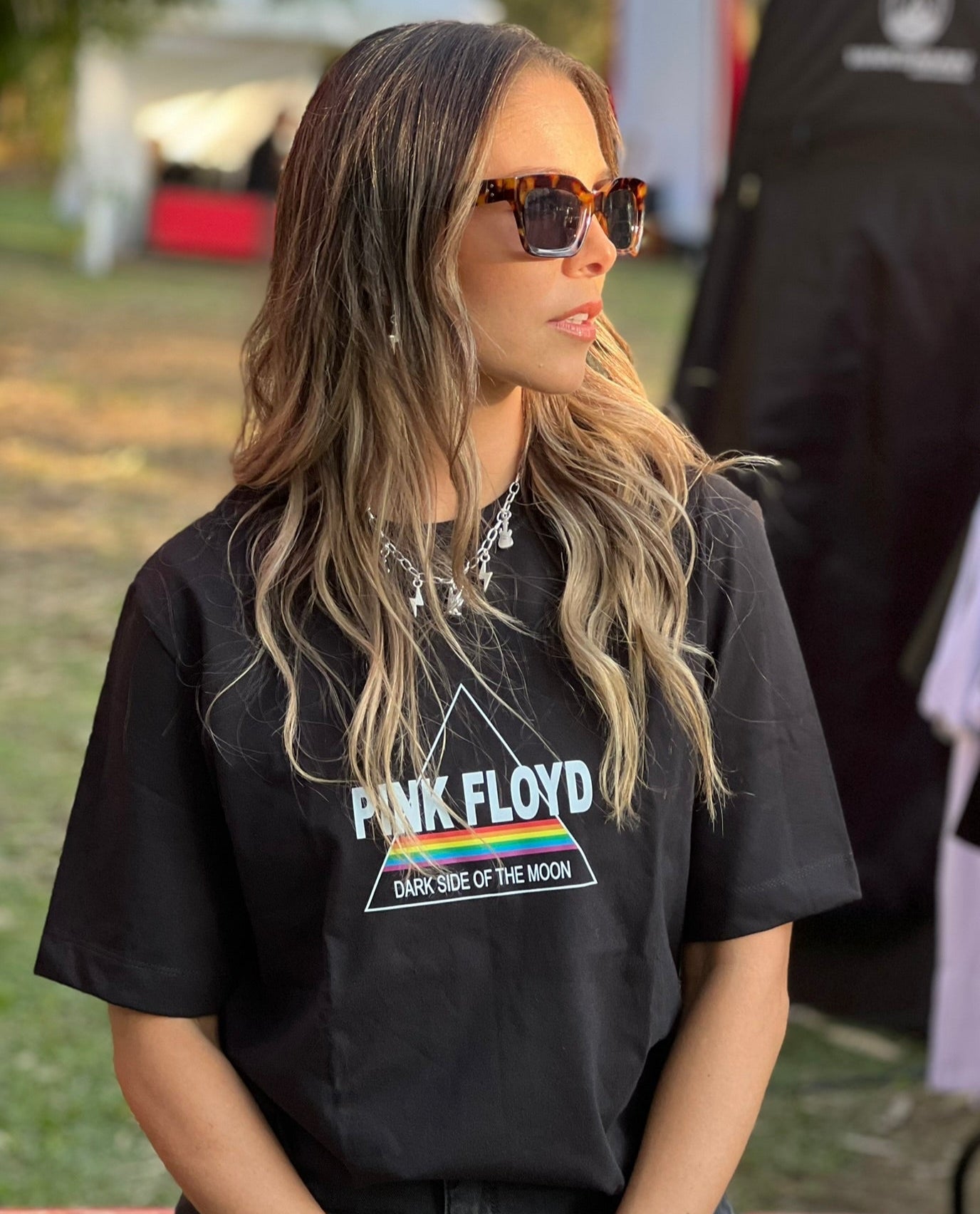 Camiseta Mujer Pink Floyd Oversize