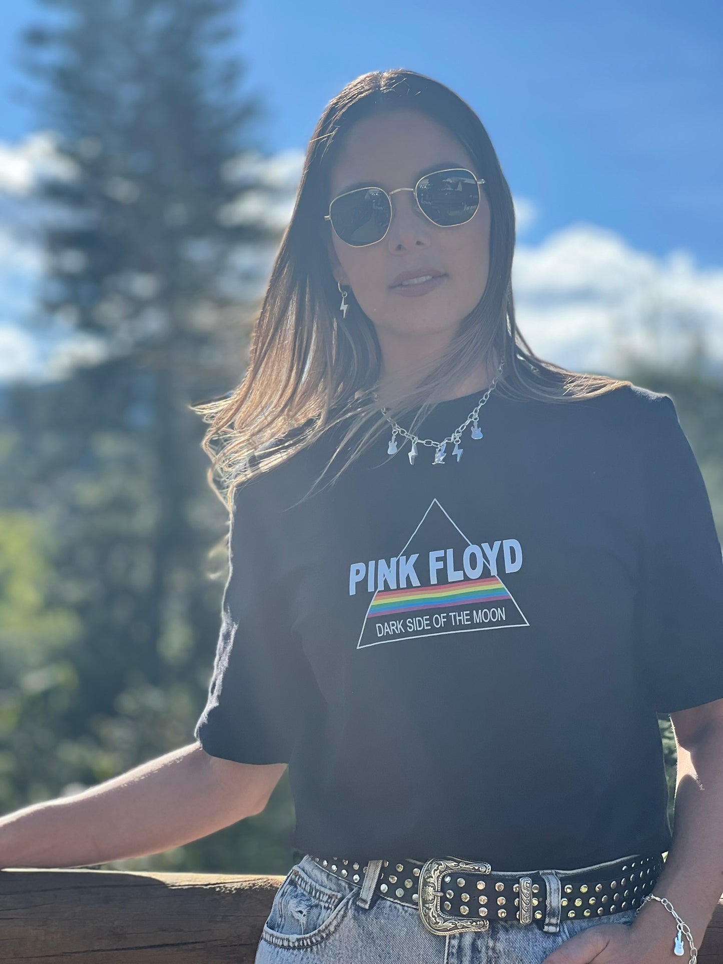 Camiseta Mujer Pink Floyd Oversize
