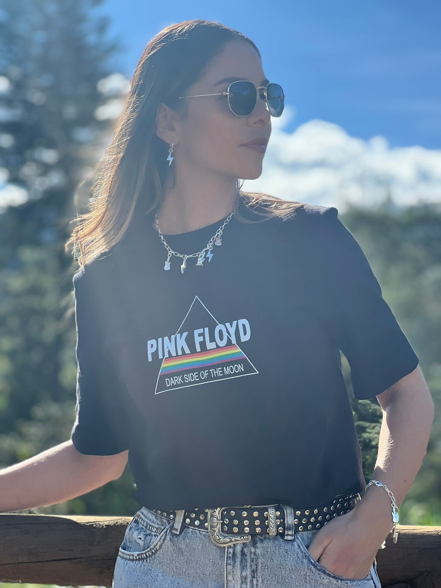 Camiseta Mujer Pink Floyd Oversize
