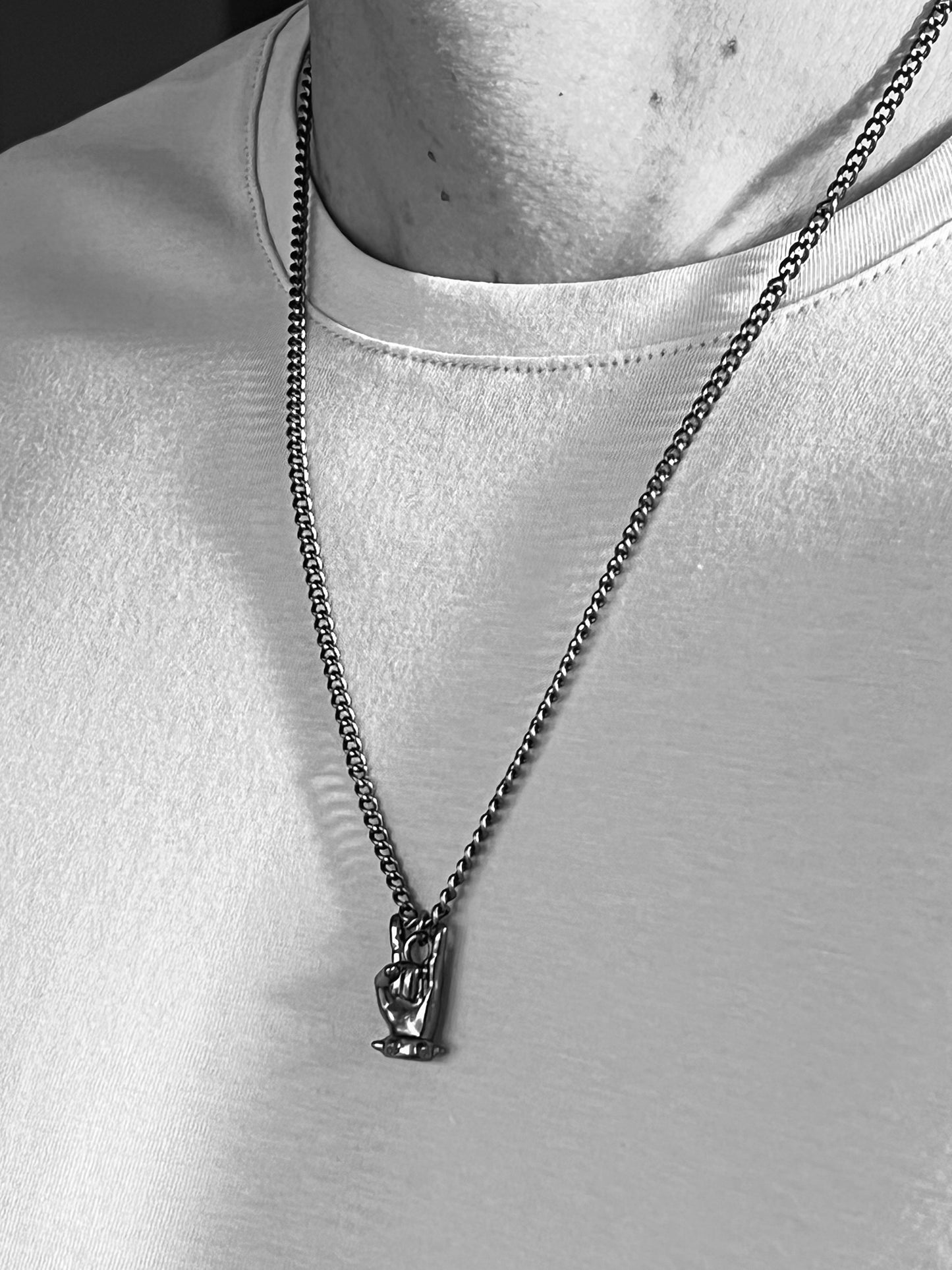 Collar Rock On Black