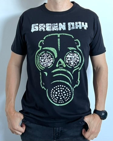 Camiseta Hombre Green Day Gas Mask