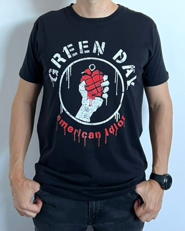 Camiseta Hombre Green Day American Idiot