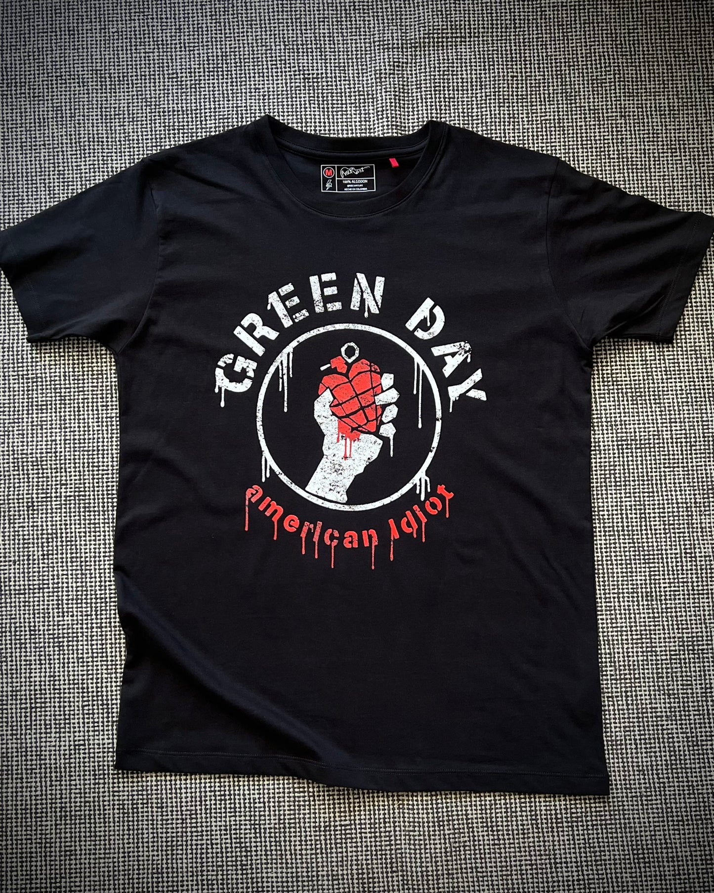 Camiseta Hombre Green Day American Idiot