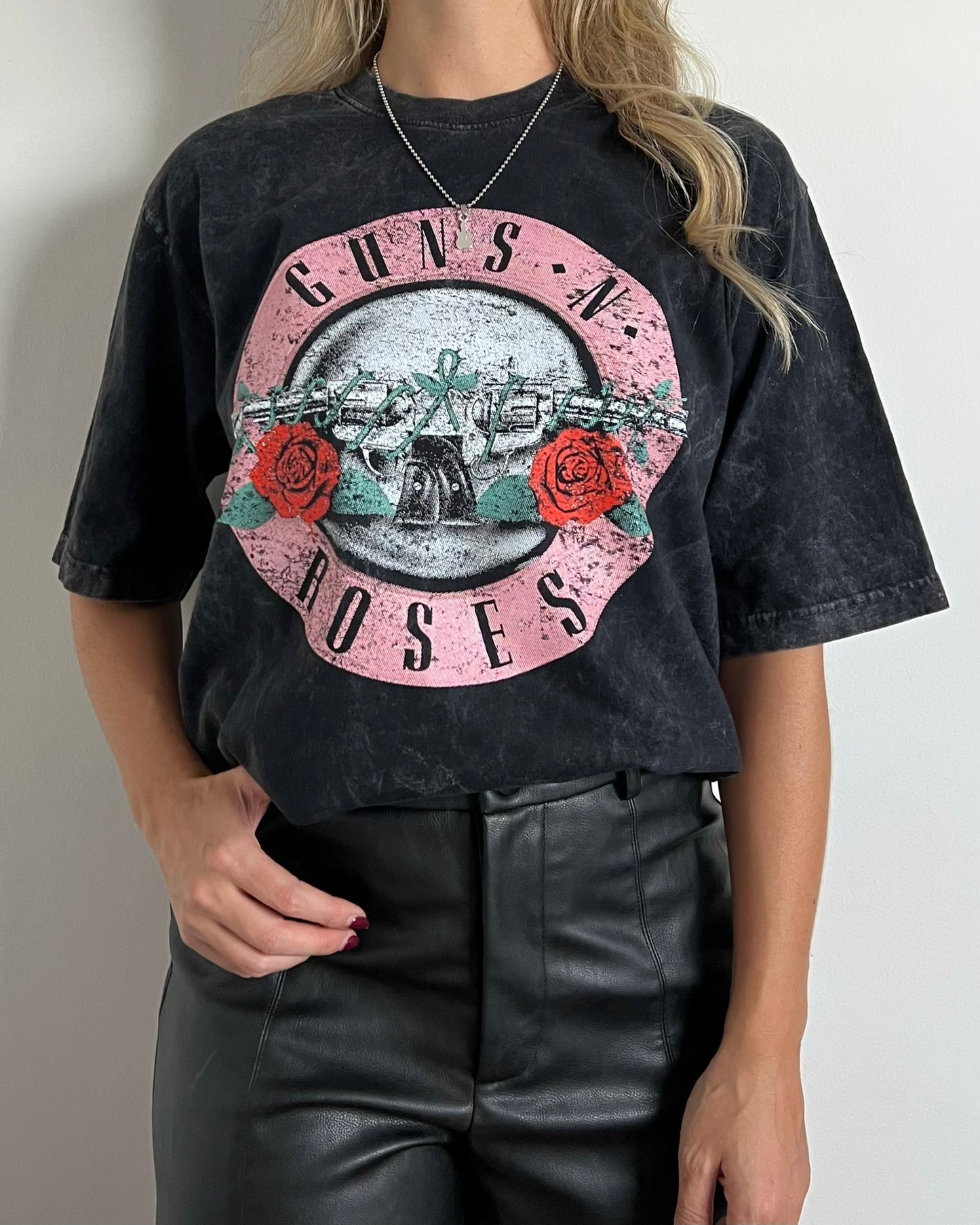 Camiseta Oversize Unisex Guns Rosado