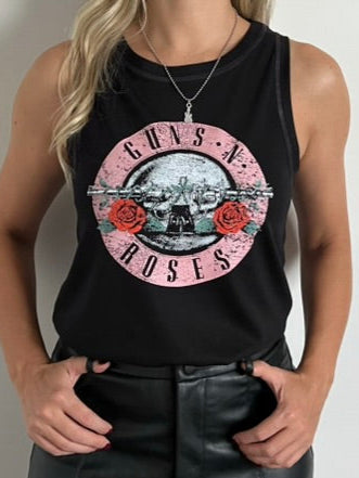 Camisilla Mujer Guns Rosado