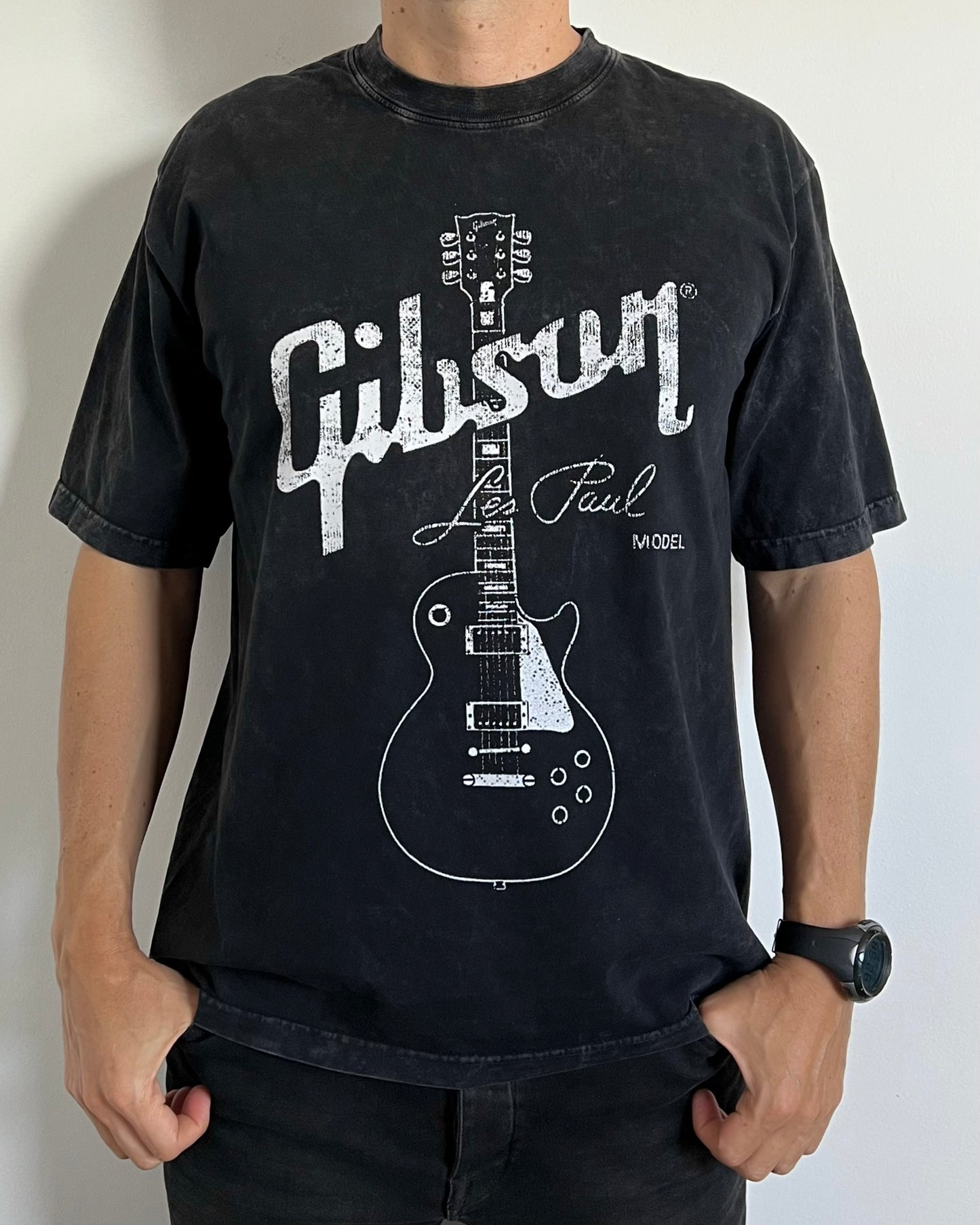 Camiseta Oversize Unisex Gibson Les Paul