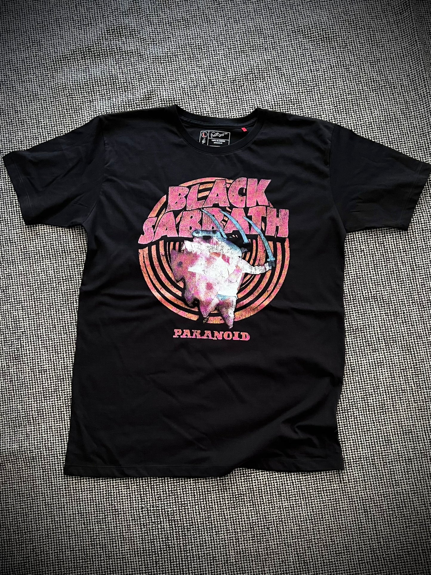 Camiseta Hombre Black Sabbath Paranoid
