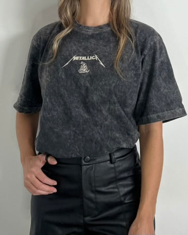 Camiseta OVERSIZE UNISEX Metallica Black