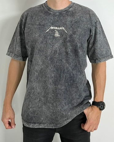 Camiseta OVERSIZE UNISEX Metallica Black