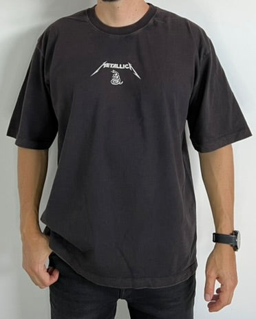 Camiseta OVERSIZE UNISEX Metallica Black