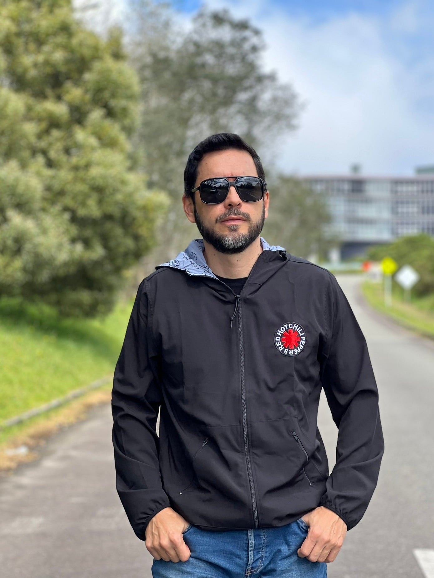 Rompevientos Unisex Red Hot Chili Peppers