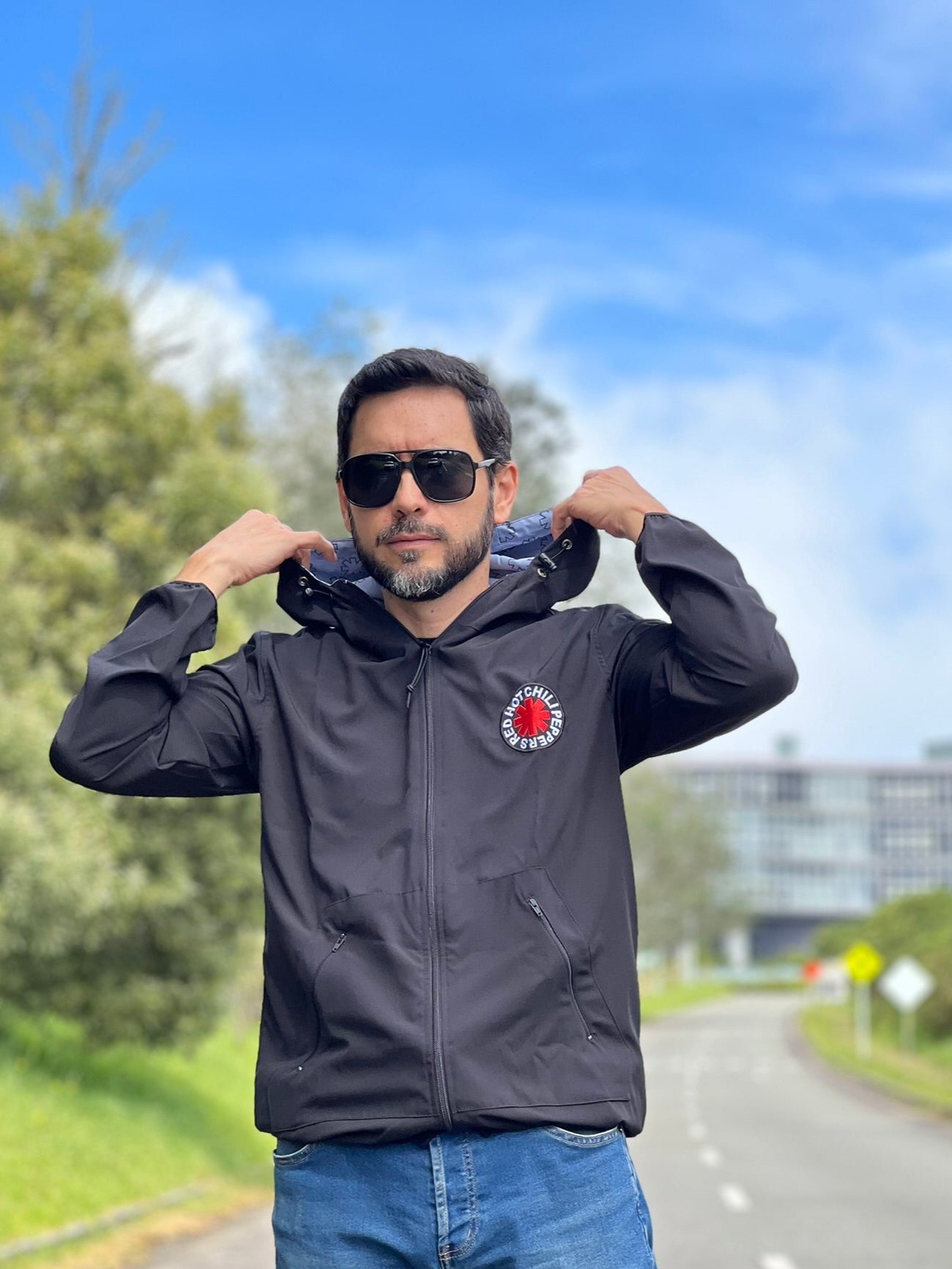 Rompevientos Unisex Red Hot Chili Peppers