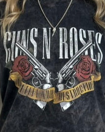 Camiseta Oversize Unisex Guns Appetite