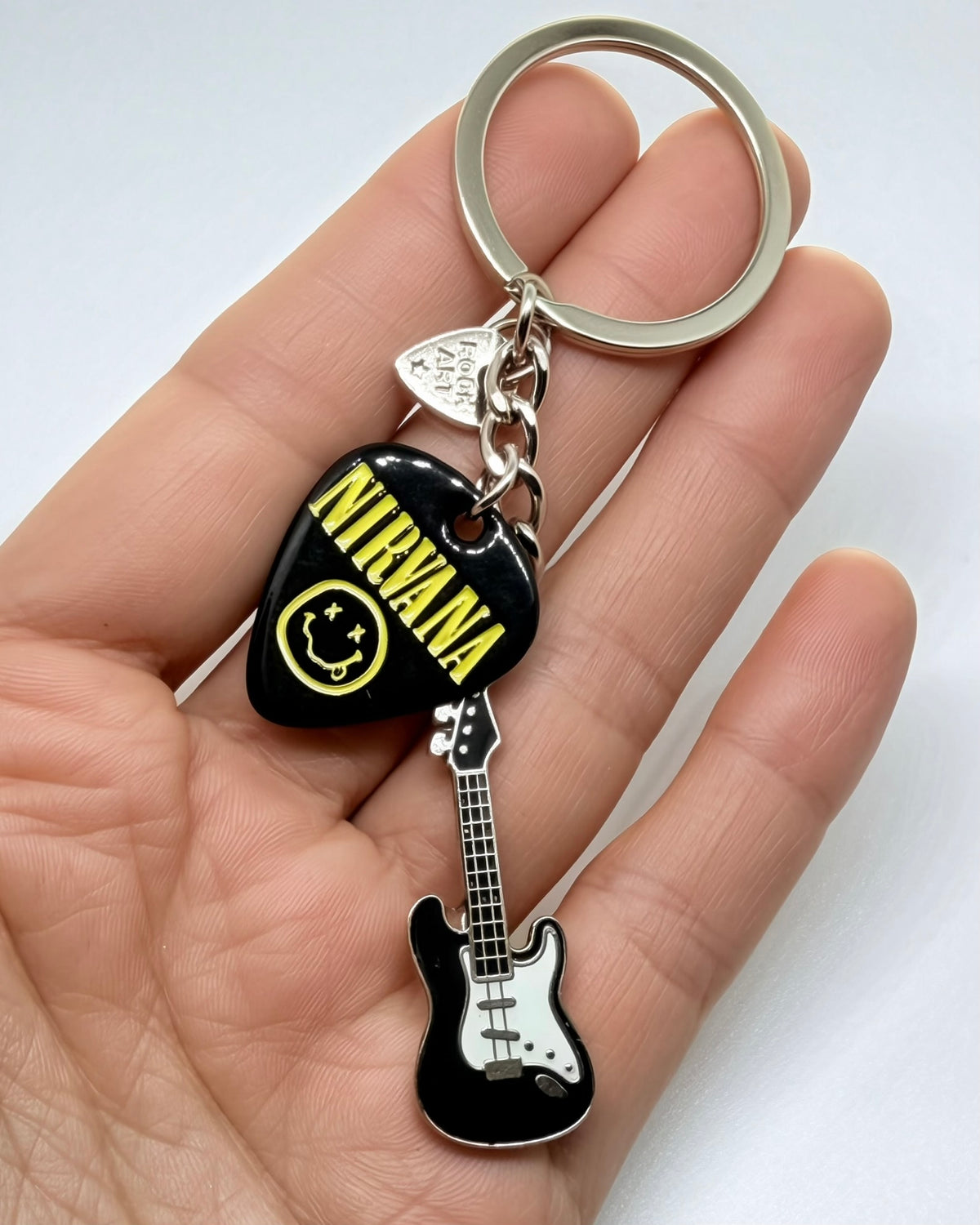 Llavero Nirvana + Guitarra