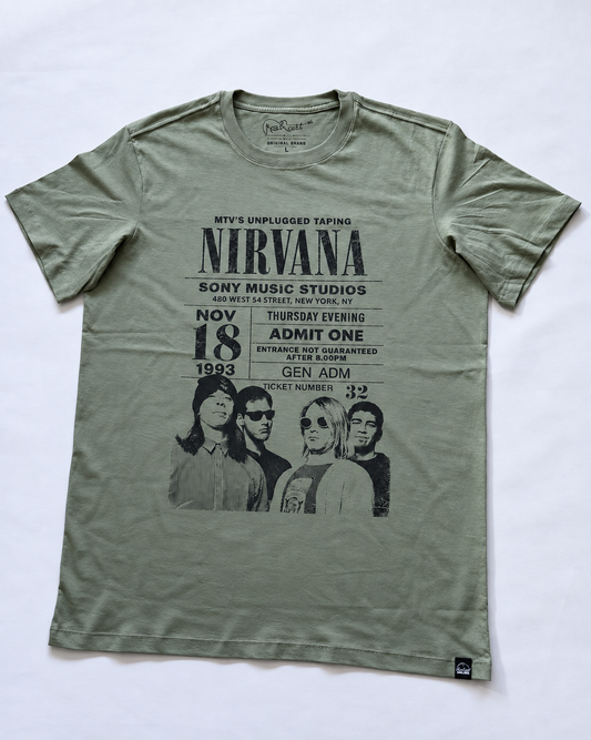 Camiseta Hombre Nirvana Poster