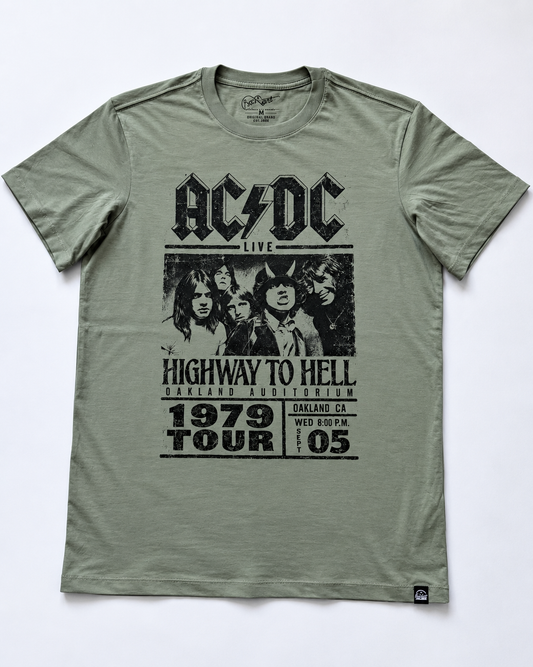 Camiseta Hombre AC/DC Poster