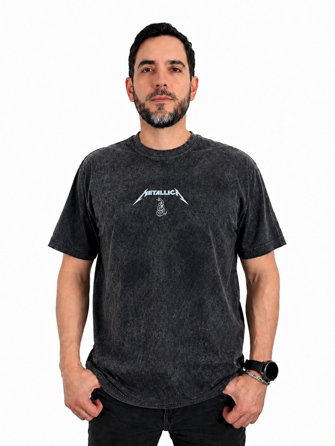 Camiseta Oversize Metallica Black