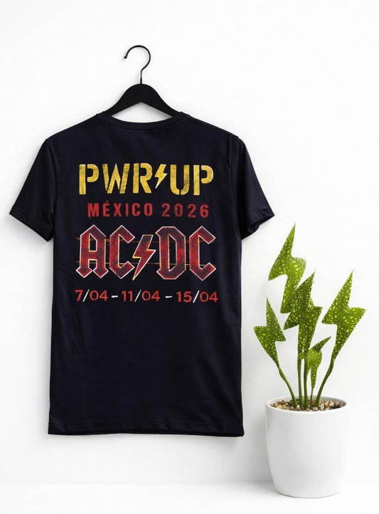 Camiseta Hombre AC/DC Power Up Tour Mexico