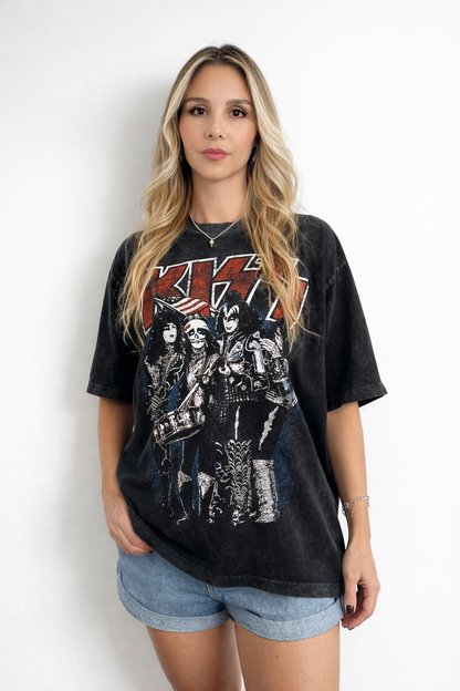 Camiseta Oversize Unisex KISS