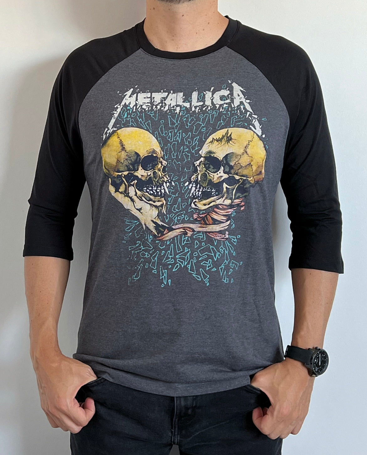 Camibuso Hombre Metallica Skull