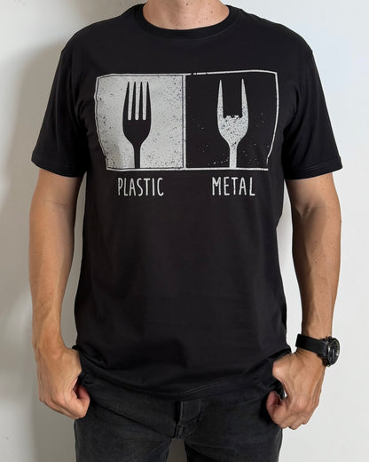 Camiseta Hombre Plastic/Metal
