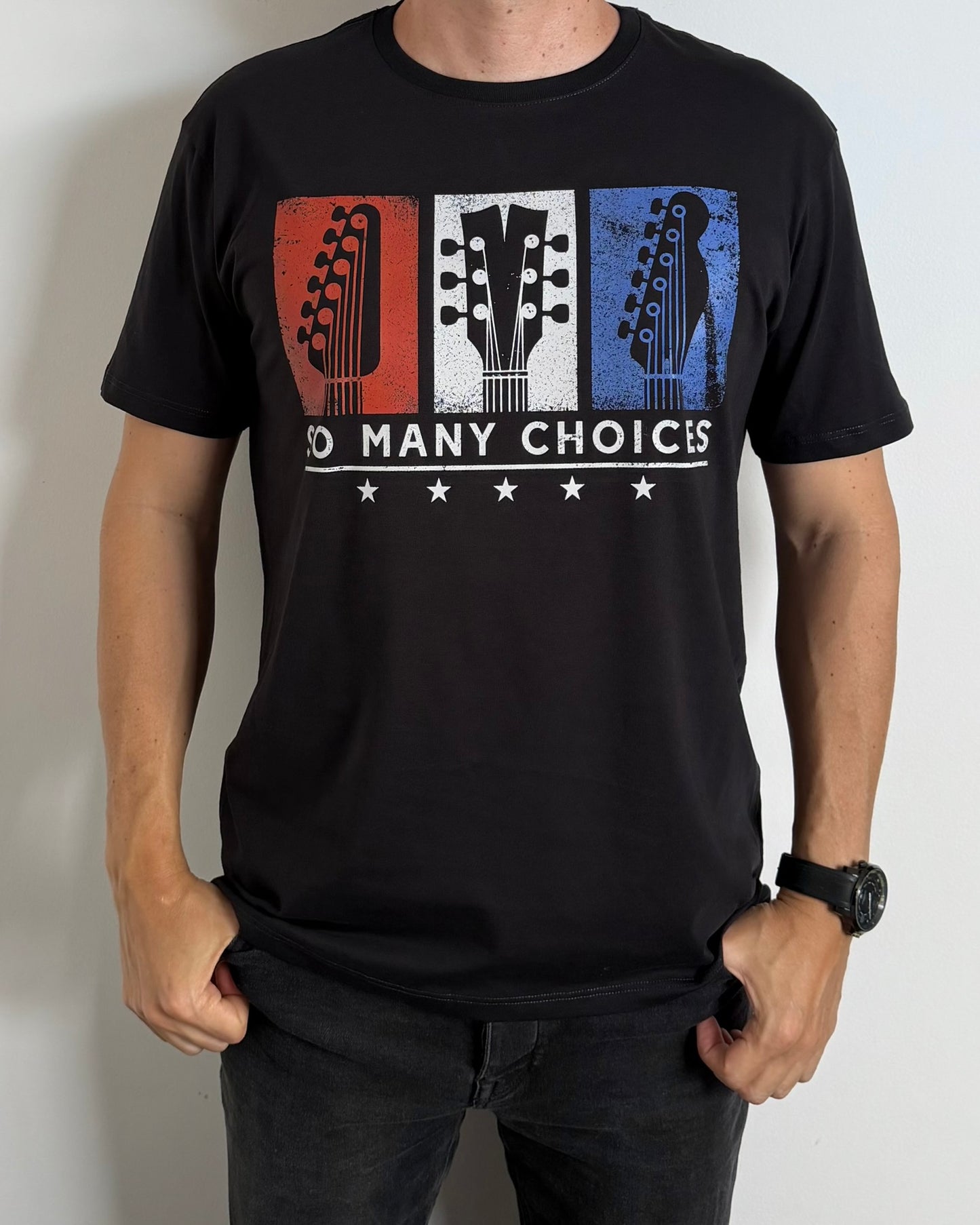 Camiseta Hombre Guitar Choices