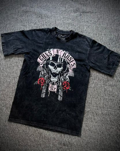 Camiseta Oversize Unisex Guns Skull