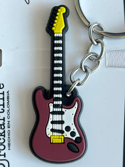 Llavero en PVC Guitarra Eléctrica