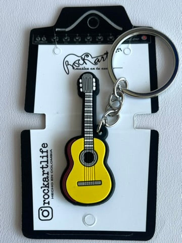 Llavero en PVC Guitarra Acústica