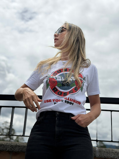 Camiseta Mujer Guns Use Your Illusion