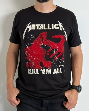 Camiseta Hombre Metallica Kill Em All