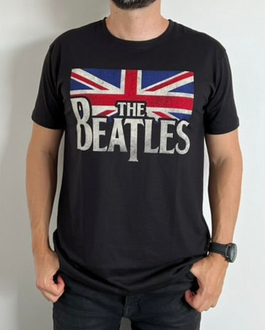 Camiseta Hombre The Beatles Bandera