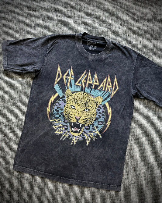 Camiseta Oversize Unisex Def Leppard