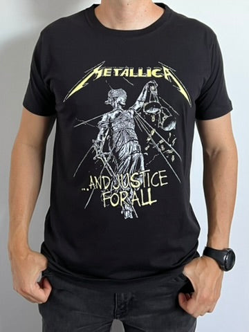 Camiseta Hombre Metallica And Justice