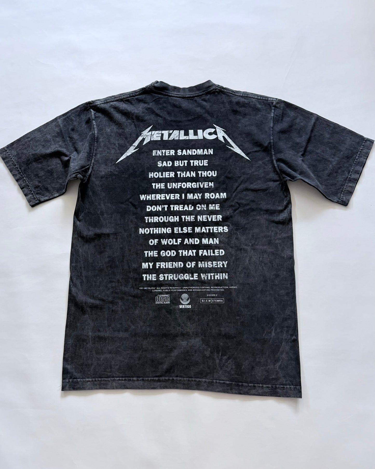 Camiseta Oversize Metallica Black
