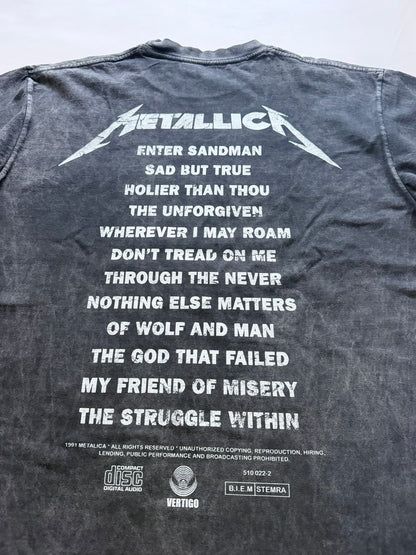 Camiseta Oversize Metallica Black