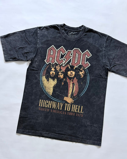Camiseta Oversize Unisex AC/DC Highway To Hell