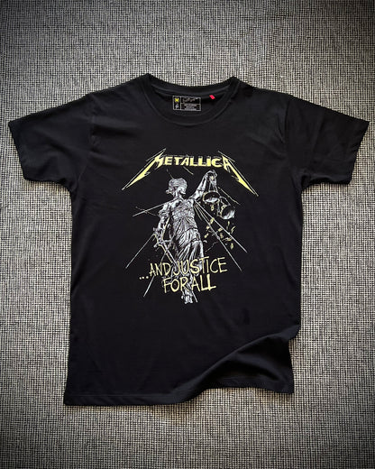 Camiseta Hombre Metallica And Justice