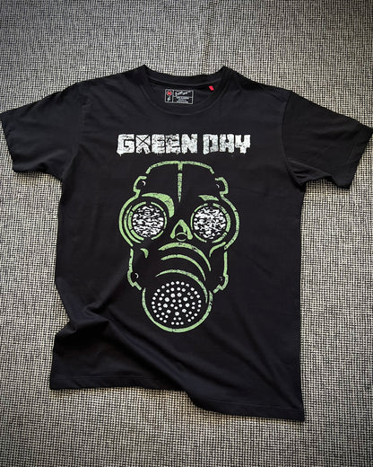 Camiseta Hombre Green Day Gas Mask
