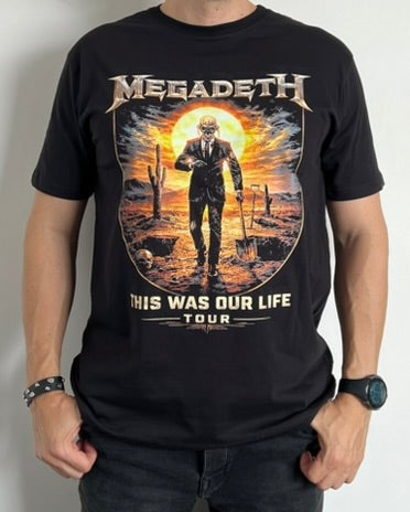 Camiseta Hombre Megadeth Tour