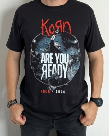 Camiseta Hombre Korn Are You Ready Tour