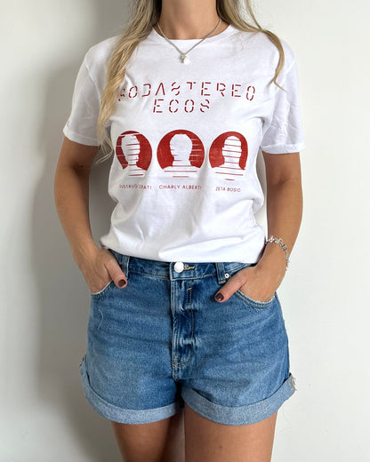 Camiseta Mujer Soda Stereo Ecos