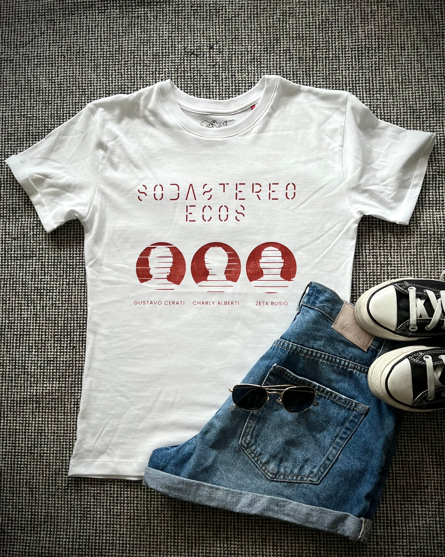Camiseta Mujer Soda Stereo Ecos