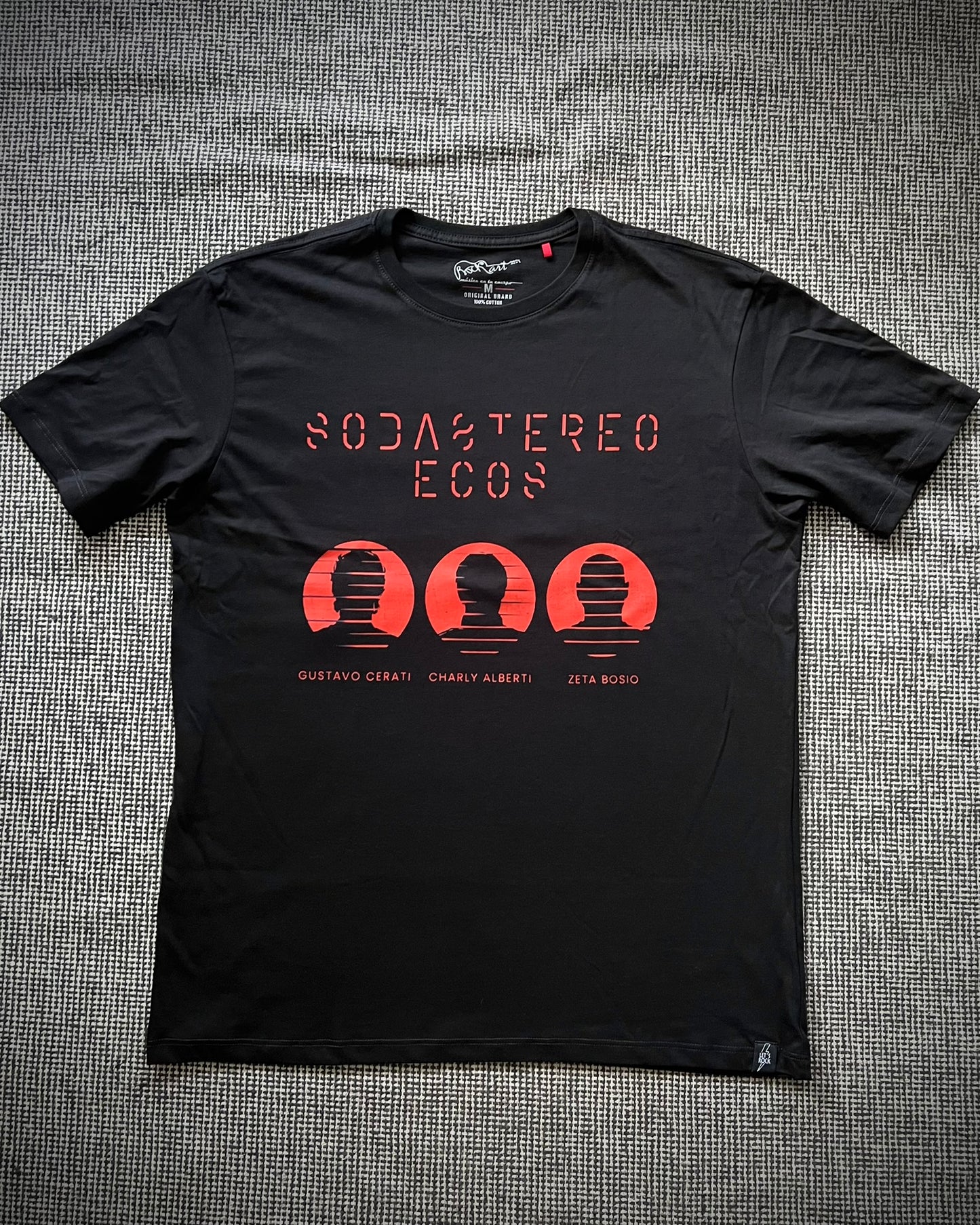 Camiseta Hombre Soda Stereo Ecos