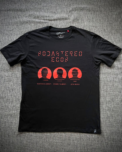 Camiseta Hombre Soda Stereo Ecos