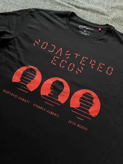 Camiseta Hombre Soda Stereo Ecos
